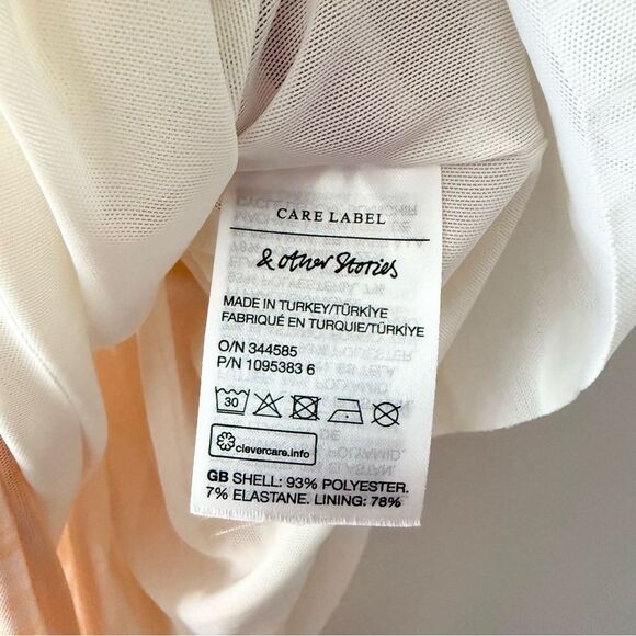 & OTHER STORIES Printed Mesh Midi Dress‎ M - Picture 4 of 4